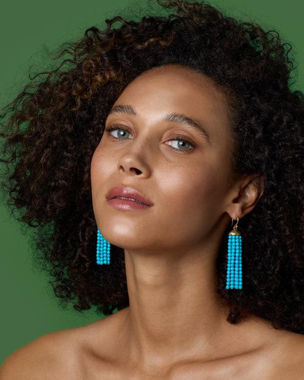 Irene Neuwirth Medium Tassel Earrings 18k Yellow Gold