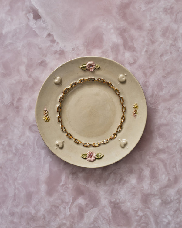 irene neuwirth One of a Kind Botanical Salad Plate Botanical