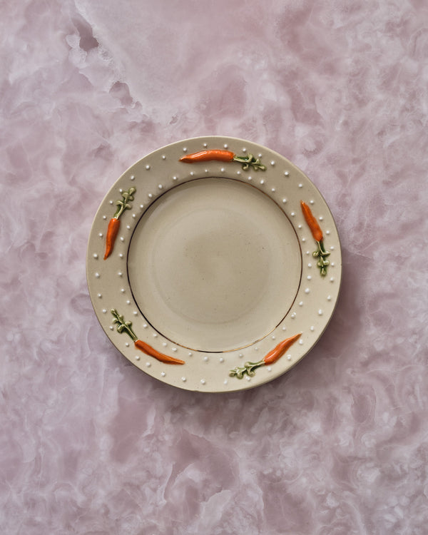 irene neuwirth One of a Kind Carrot Salad Plate Carrot