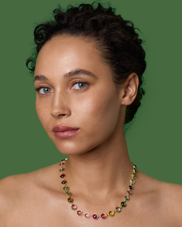 Irene Neuwirth One Of A Kind Classic Link Necklace 18k Yellow Gold