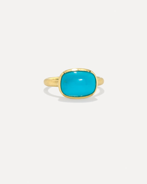 irene neuwirth One of a Kind Cushion-Cut Bezel Ring 18k Yellow Gold