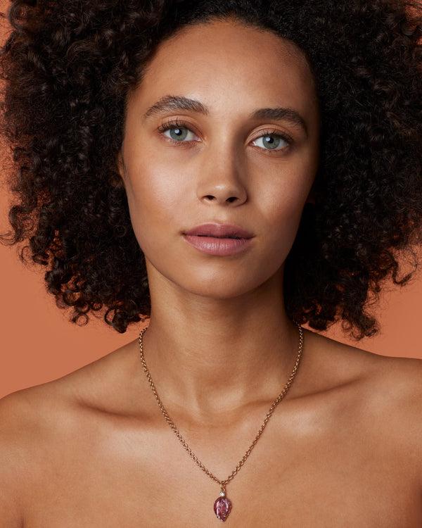 Irene Neuwirth One Of A Kind Diamond Carved Leaf Charm 18k Gold