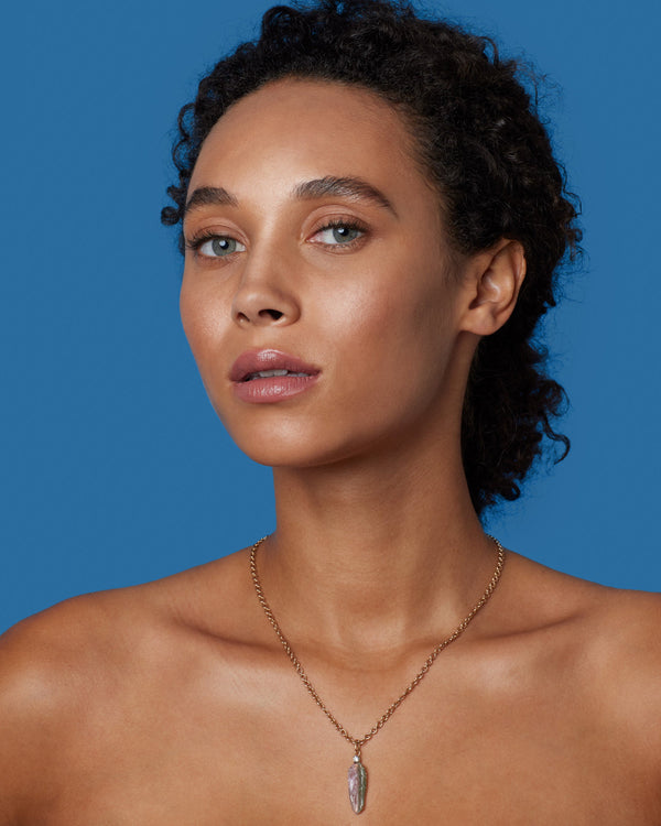 Irene Neuwirth One Of A Kind Diamond Carved Leaf Charm 18k Gold