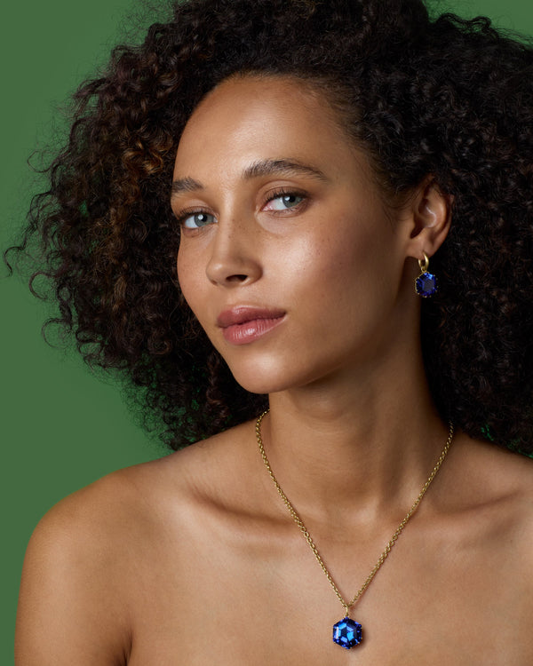 Irene Neuwirth One Of A Kind Gem Drop Pendant Necklace 18k Yellow Gold