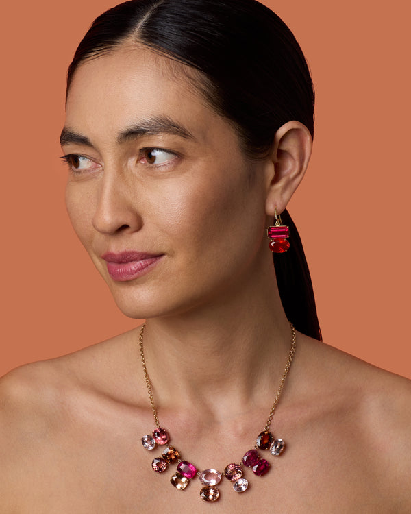 Irene Neuwirth One Of A Kind Gemmy Gem Double Stone Earrings 18k Yellow Gold