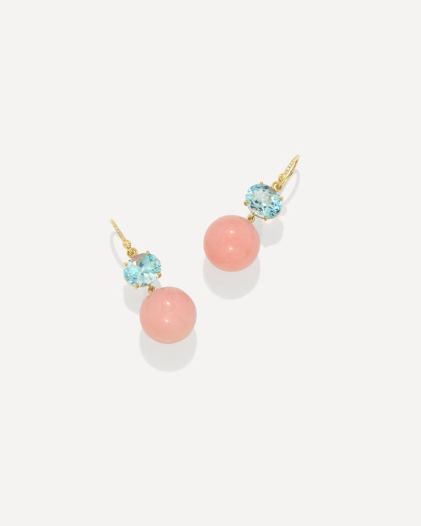 irene neuwirth One of a Kind Gemmy Gem Gumball Earrings 18k Yellow Gold irene neuwirth One of a Kind Gemmy Gem Gumball Earrings 18k Yellow Gold