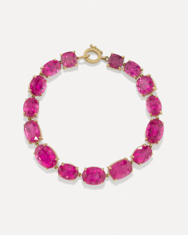 irene neuwirth One of a Kind Gemmy Gem Link Bracelet 18k Yellow Gold