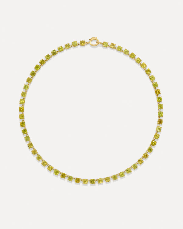 irene neuwirth One of a Kind Gemmy Gem Link Necklace 18k Yellow Gold