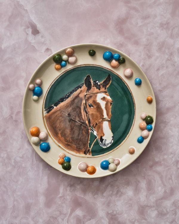 irene neuwirth One of a Kind Gumball Dinner Plate Gumball