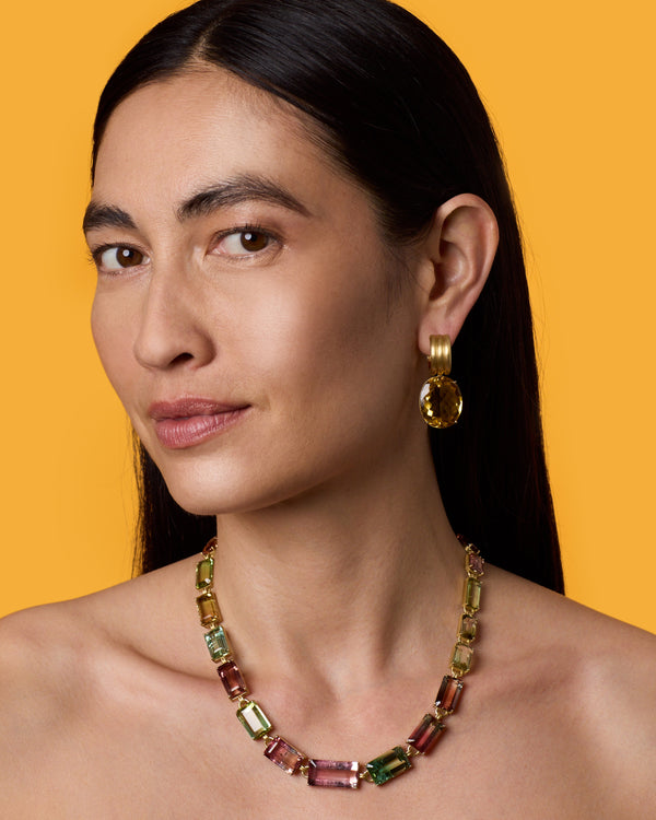 Irene Neuwirth One Of A Kind Heroic Double Link Necklace 18k Yellow Gold