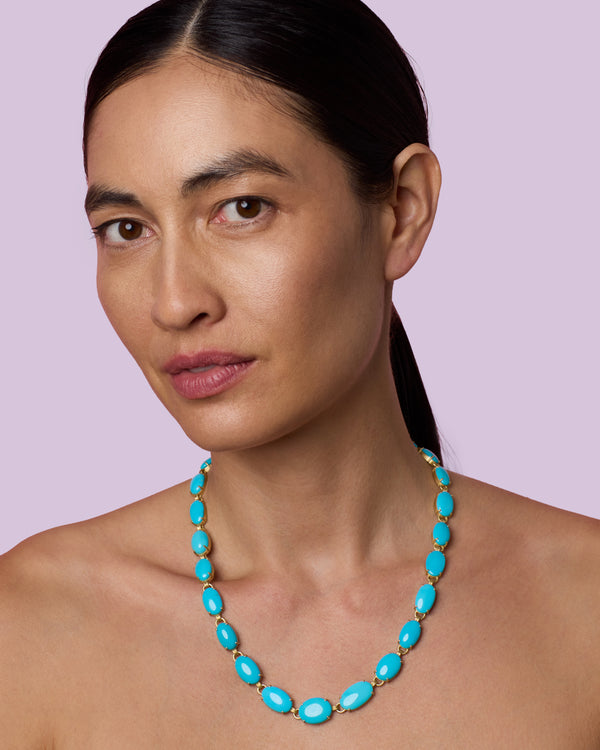 Irene Neuwirth One Of A Kind Heroic Double Link Necklace 18k Yellow Gold