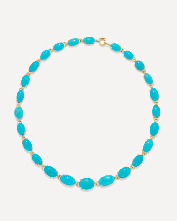 irene neuwirth One of a Kind Heroic Double Link Necklace 18k Yellow Gold