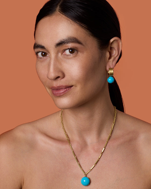 Irene Neuwirth One Of A Kind Heroic Faceted Pendant Necklace 18k Yellow Gold