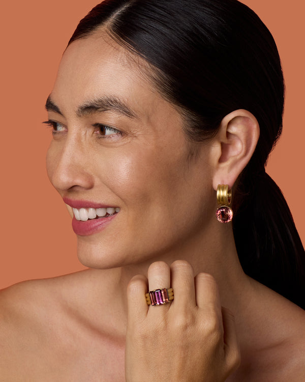 Irene Neuwirth One Of A Kind Heroic Hoops 18k Yellow Gold