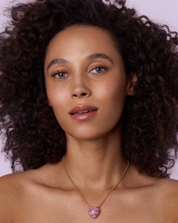 Irene Neuwirth One Of A Kind Love Necklace 18k Rose Gold