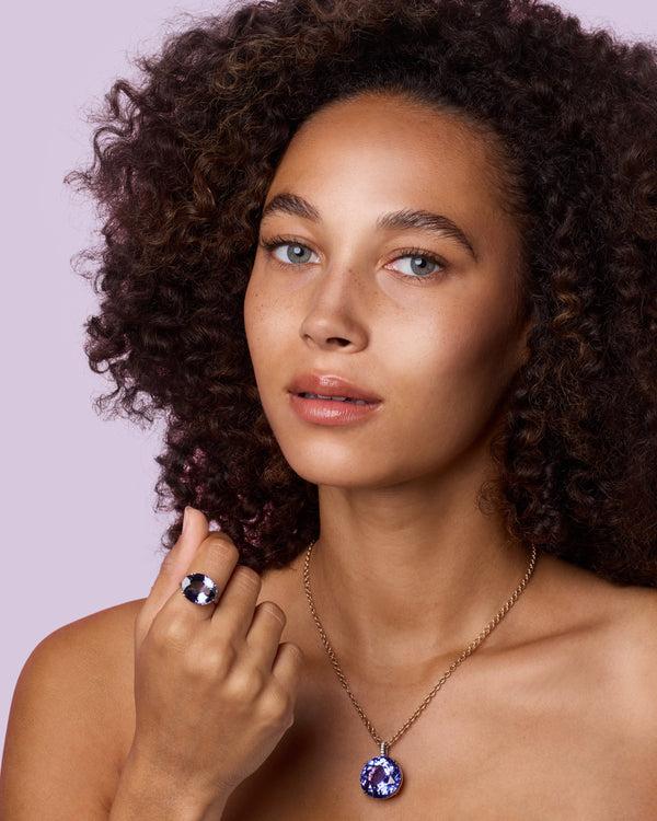 Irene Neuwirth One Of A Kind Pavé Gem Drop Pendant Necklace 18K Gold