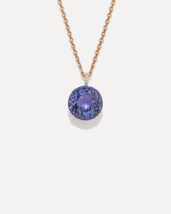 irene neuwirth One of a Kind Pavé Gem Drop Pendant Necklace 18K Gold