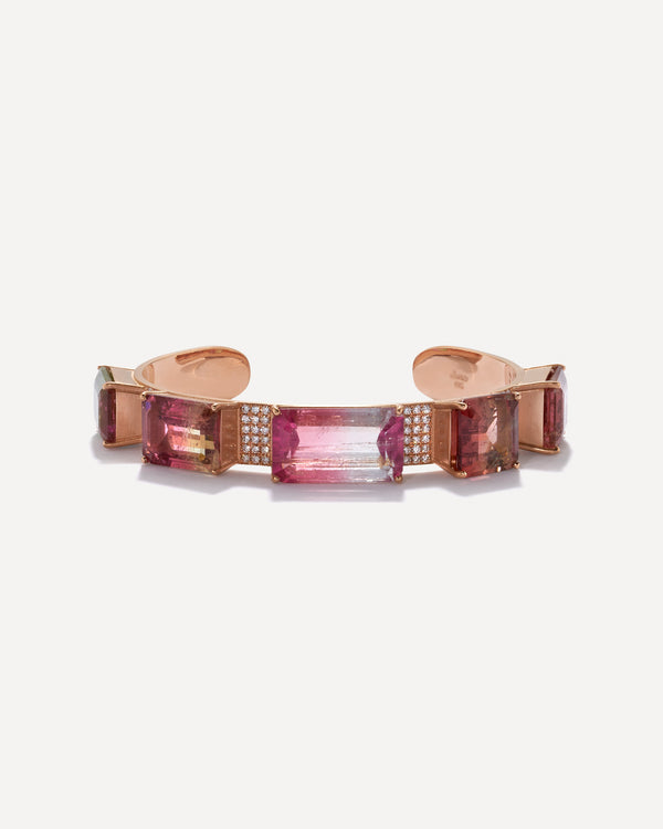 irene neuwirth One of a Kind Pavé Gemmy Gem Cuff 18k rose gold irene neuwirth One of a Kind Pavé Gemmy Gem Cuff 18k rose gold