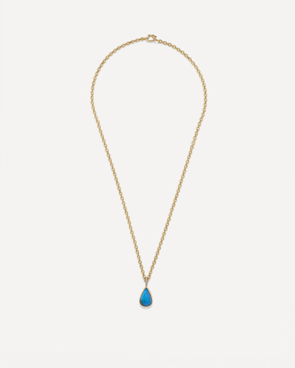 Irene Neuwirth One Of A Kind Pavé Pear Bezel Charm 18k Gold