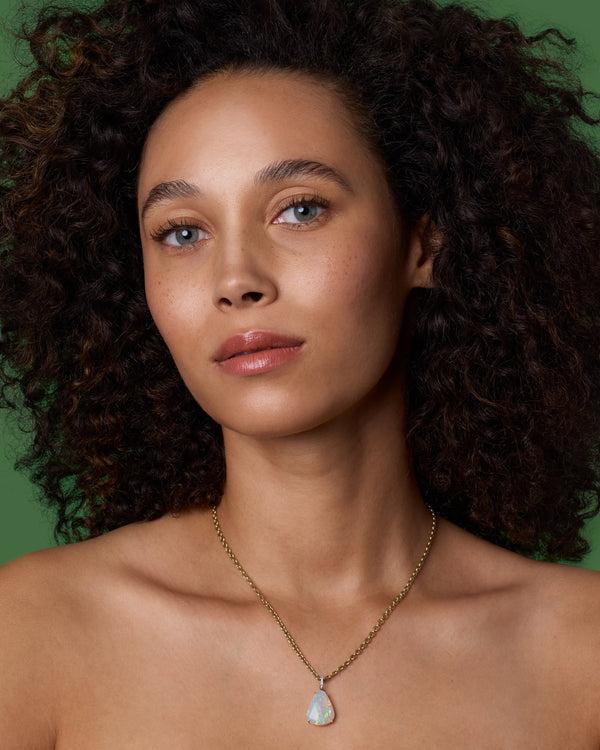 Irene Neuwirth One Of A Kind Pavé Pear Charm 18k Gold