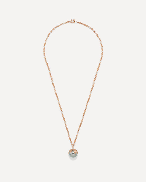 Irene Neuwirth One Of A Kind Pearl Blossom Necklace 18k Rose Gold