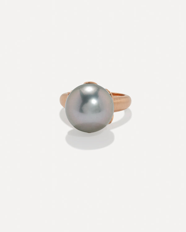 Irene Neuwirth One Of A Kind Pearl Blossom Ring 18k Rose Gold