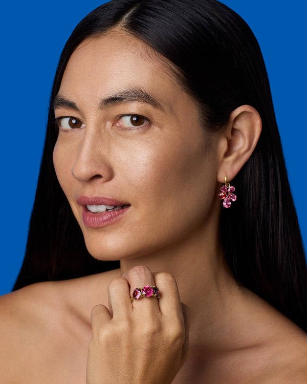 Irene Neuwirth One Of A Kind Round Stone Gemmy Gem Ring 18k Yellow Gold