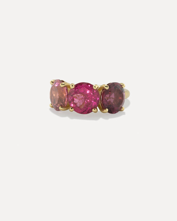 irene neuwirth One of a Kind Round Stone Gemmy Gem Ring 18k Yellow Gold