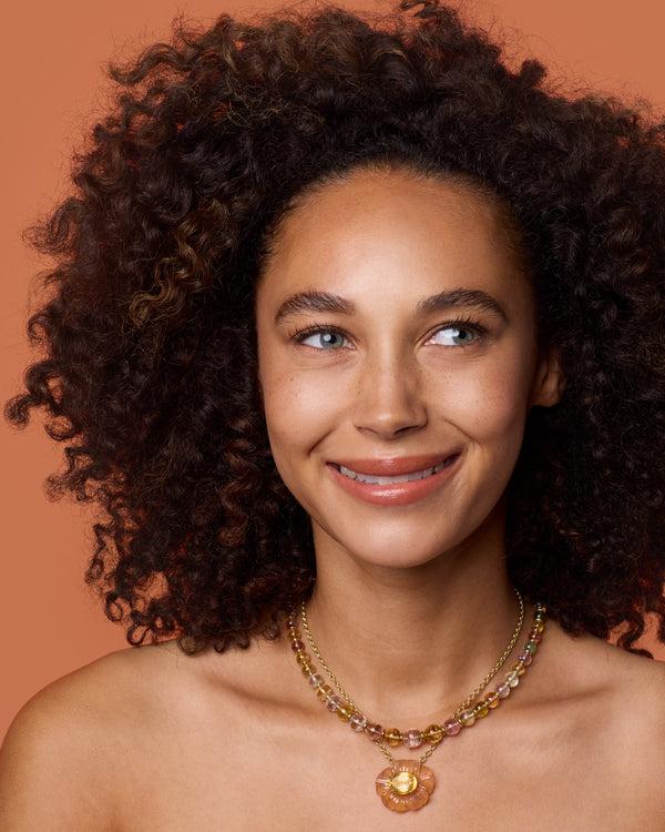 Irene Neuwirth One Of A Kind Smooth Gold Beaded Candy Necklace 18k Yellow Gold