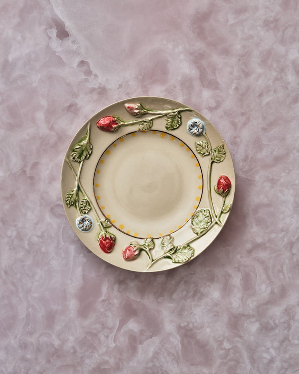 irene neuwirth One of a Kind Strawberry Salad Plate Strawberry