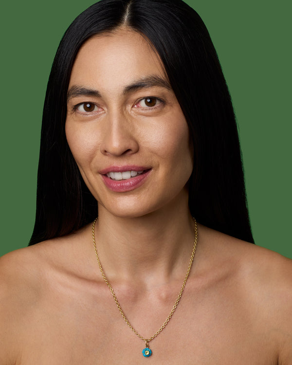 Irene Neuwirth One Of A Kind Tropical Flower Charm 18k Yellow Gold