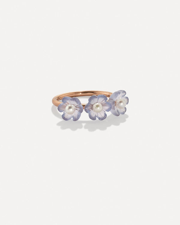 Irene Neuwirth Petite Cherry Blossom Ring 18K Yellow Gold