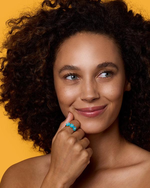 Irene Neuwirth Petite Cherry Blossom Ring 18k Yellow Gold