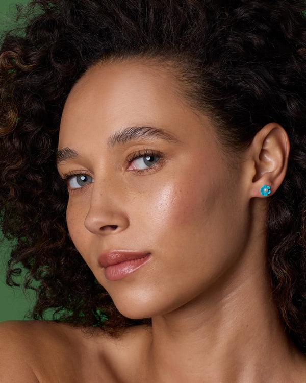 Irene Neuwirth Petite Cherry Blossom Studs 18k Yellow Gold