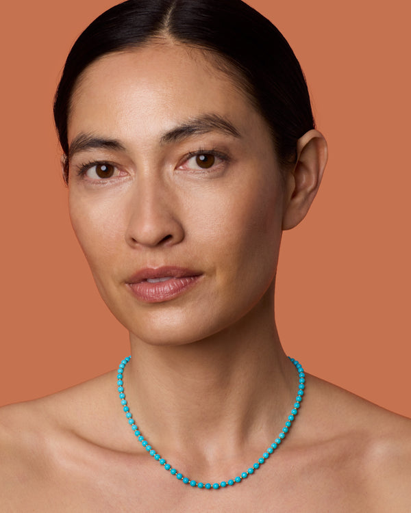 Irene Neuwirth Petite Gumball Gold Beaded Candy Necklace 18k Yellow Gold