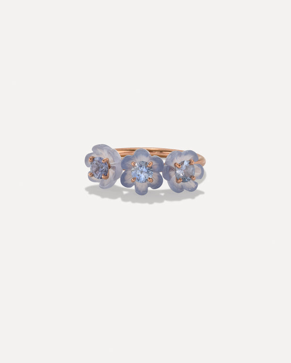 Irene Neuwirth Petite Tropical Flower Ring 18k Yellow Gold