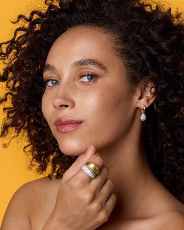 Irene Neuwirth Puffed Gold Dome Ring 18K Yellow Gold