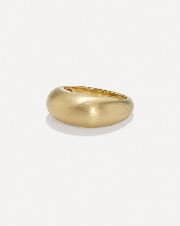 irene neuwirth Puffed Gold Dome Ring 18K Yellow Gold