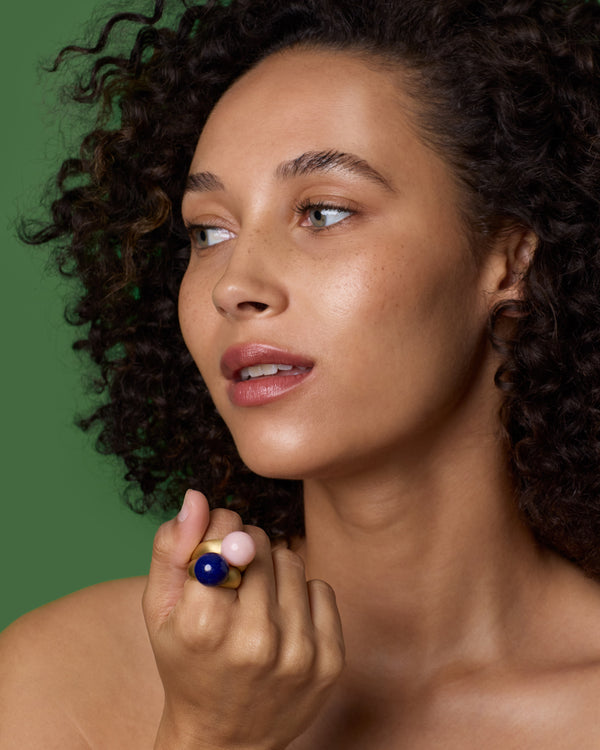 Irene Neuwirth Puffed Gold Gumball Dome Ring 18k Yellow Gold