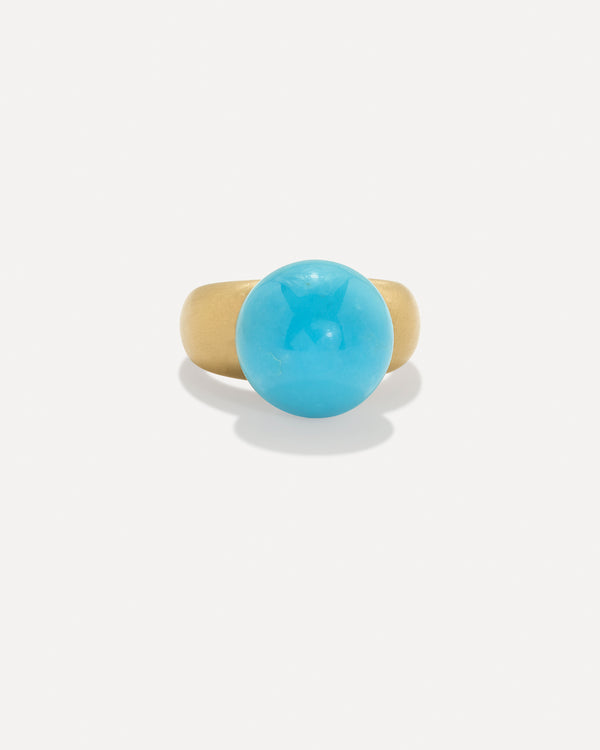 irene neuwirth Puffed Gold Gumball Dome Ring 18k Yellow Gold