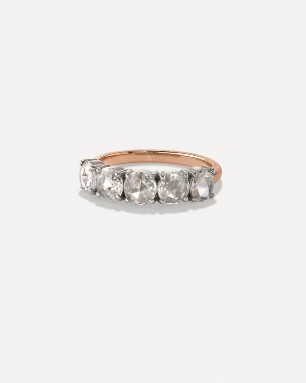 Irene Neuwirth Rose Cut Diamond Ring 18k Yellow Gold