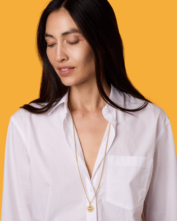 Irene Neuwirth Signature Oval Link Chain Long Necklace 18K Rose Gold