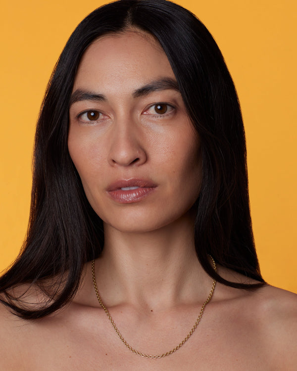 Irene Neuwirth Signature Oval Link Chain Necklace 18K Yellow Gold