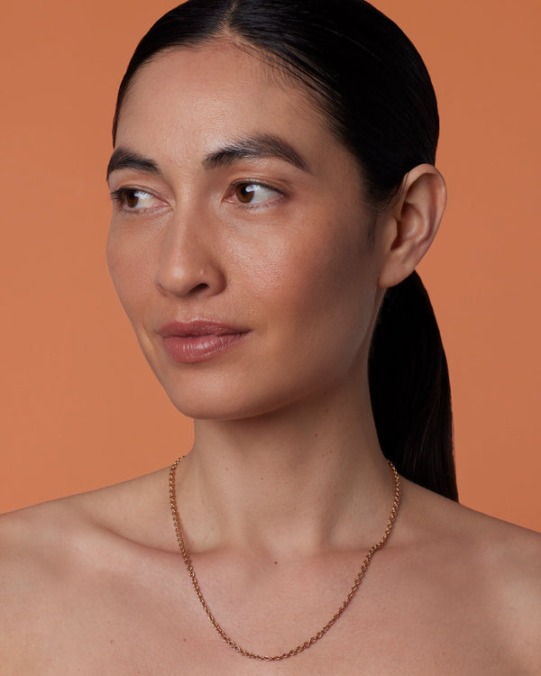 Irene Neuwirth Signature Oval Link Chain Necklace 18K Yellow Gold