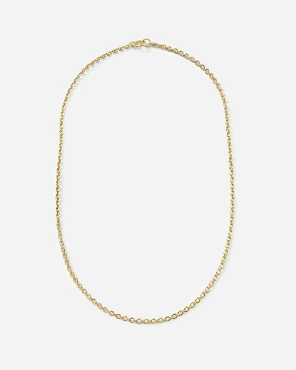 irene neuwirth Signature Oval Link Chain Necklace 18K Yellow Gold