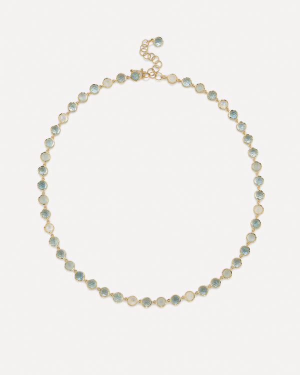 Irene Neuwirth Small Classic Link Mixed Necklace 18k Rose Gold