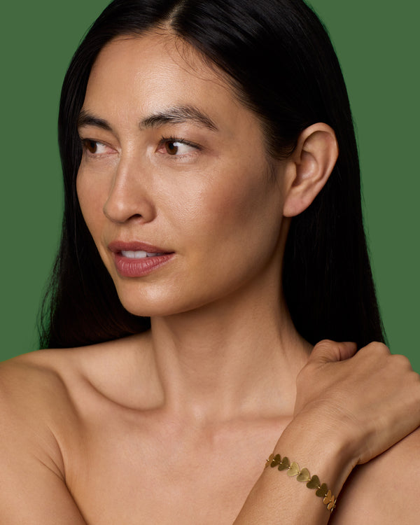 Irene Neuwirth Small Gold Classic Love Link Bracelet 18k YELLOW GOLD