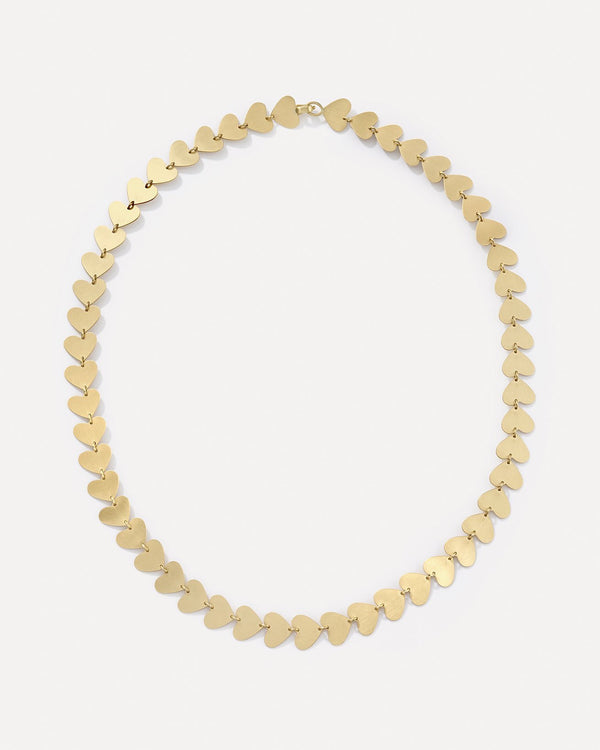 irene neuwirth Small Gold Classic Love Link Necklace 18k YELLOW GOLD