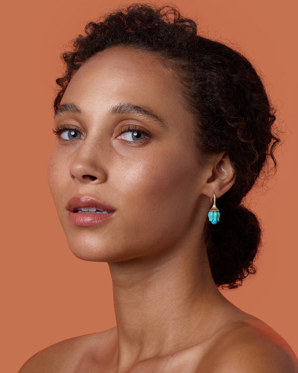 Irene Neuwirth Small Lily Of The Valley Earrings 18k Yellow Gold