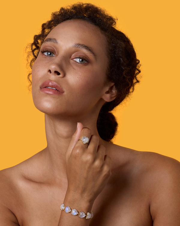 Irene Neuwirth Small Love Link Bracelet 18k Yellow Gold